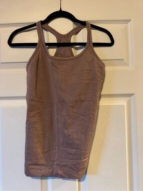 lululemon athletica Ribbed Racerback Tank - Taupe